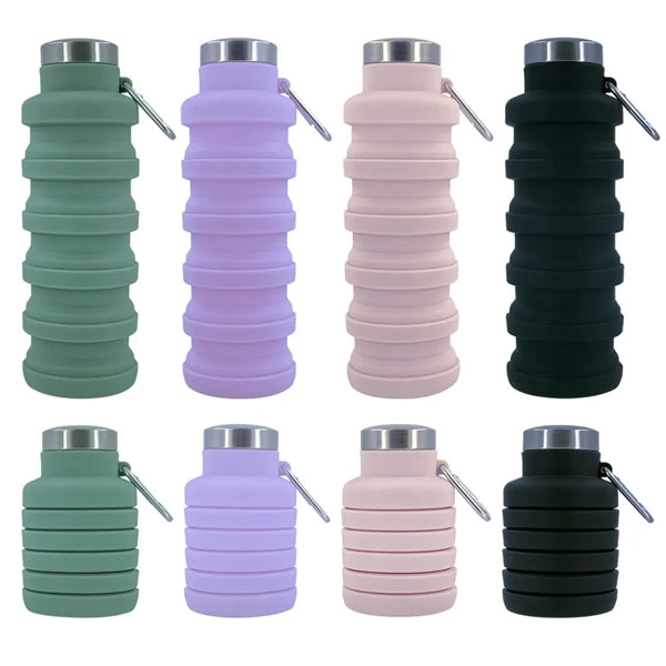 17oz Collapsible Silicone Water Bottle