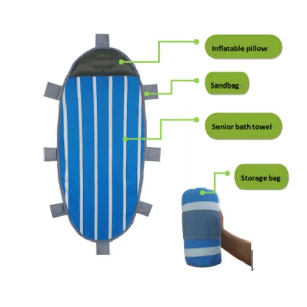 Water Proof Foldable Picnic Beach Or Camping Mat With Pillow