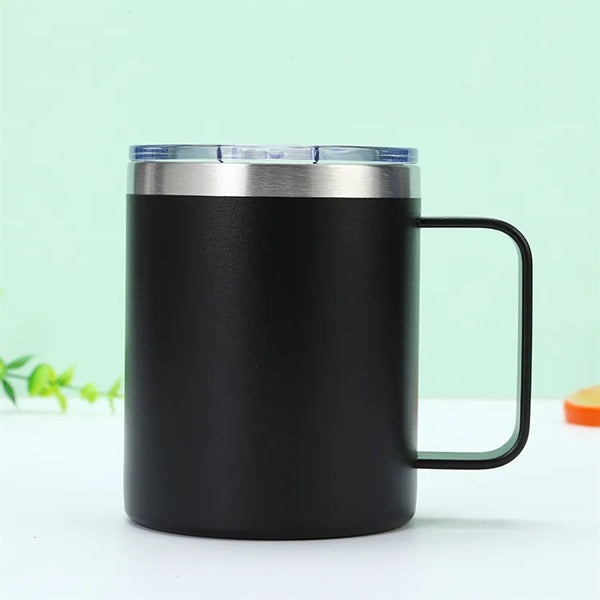 12oz Coffee Mug with Handle & Sliding Lid