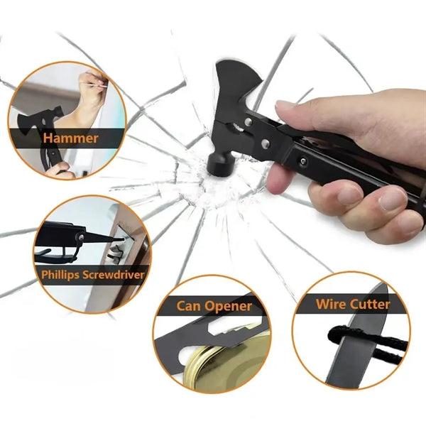 14 in 1 Multitool Hammer Axe