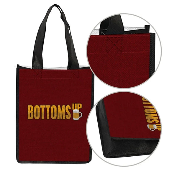 8x10x4 Full-Color PET Non-Woven Tote Bag