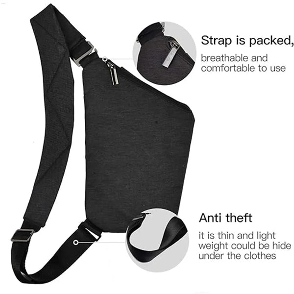 Anti-Theft Shoulder Chest Crossbody Bag