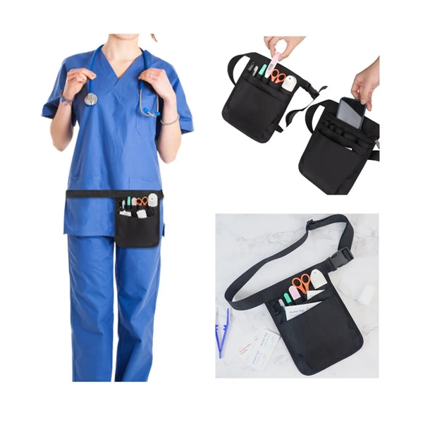 Nylon Durable Adjustable Multiple Compartments Nurse Bag