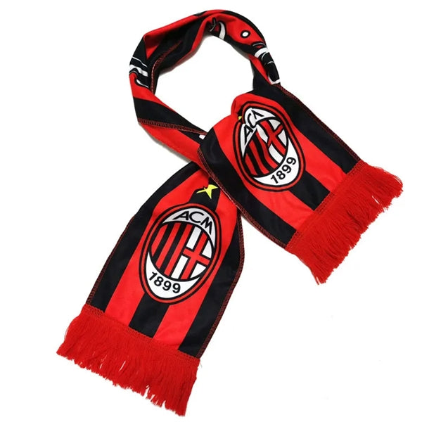 Satin Sport Fan Scarf W/ Tassel