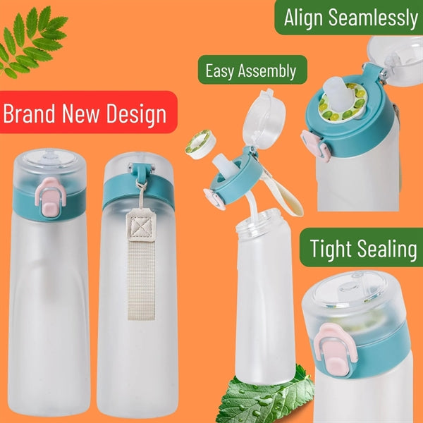 25 oz Flavored Water Bottle With 1 Air Up Flavor Pods