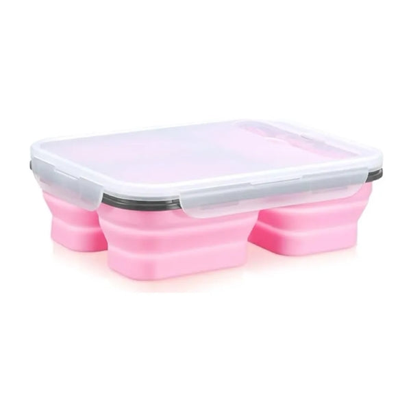 3 - Compartment Foldable Lunch Box