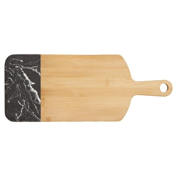 Bamboo & Marble Cutting Board with Handle