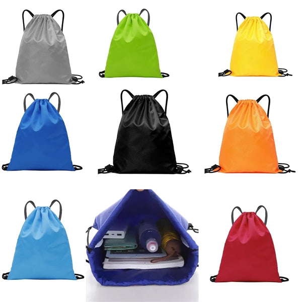 Oxford Fabric Drawstring Gym Bag Large Capacity For Marathon
