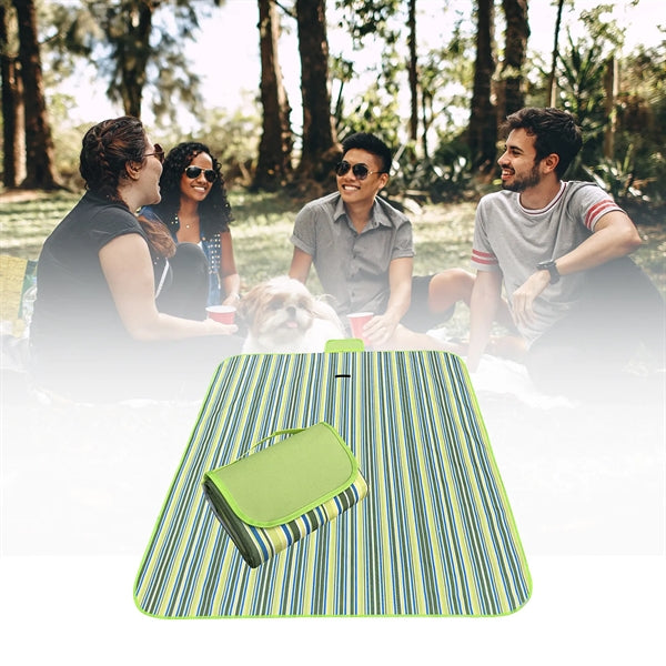 Large Picnic Blanket Water-Resistant Mat Tote