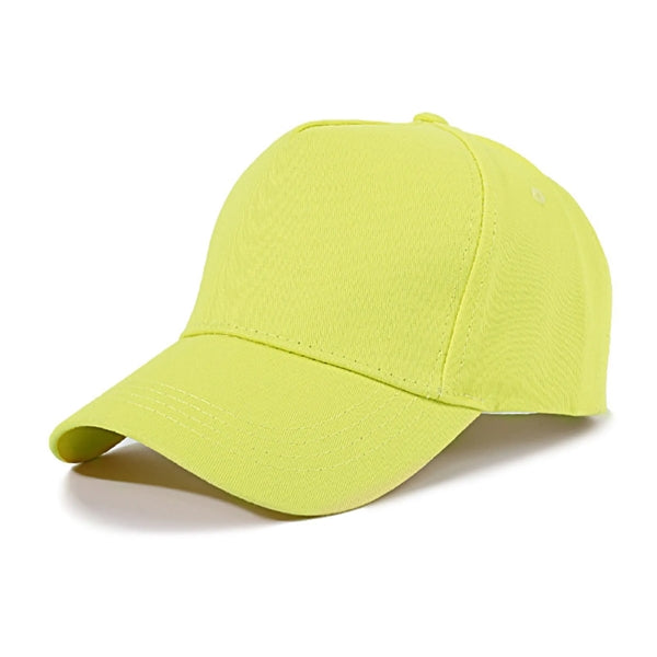 Five Panels Cotton Sunshade Baseball Cap