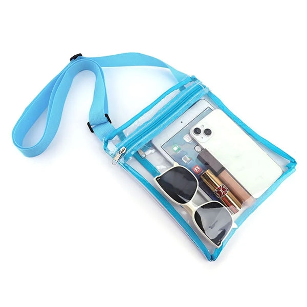 Clear Crossbody Bag Purse for Outdoors Travel
