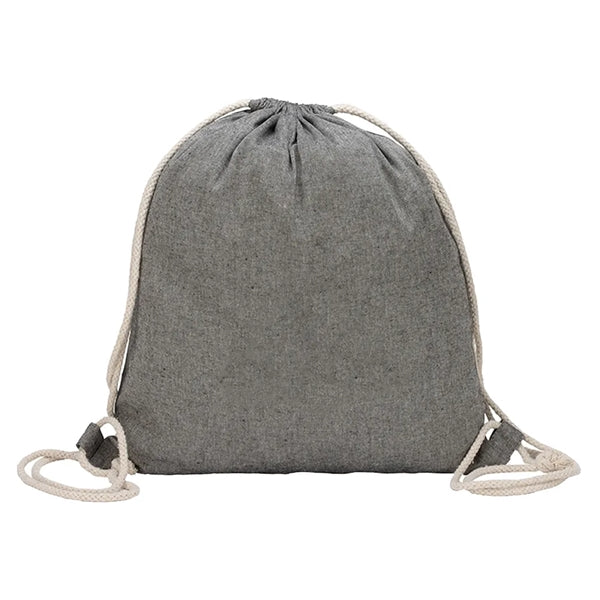 Recycled Cotton Drawstring Backpack