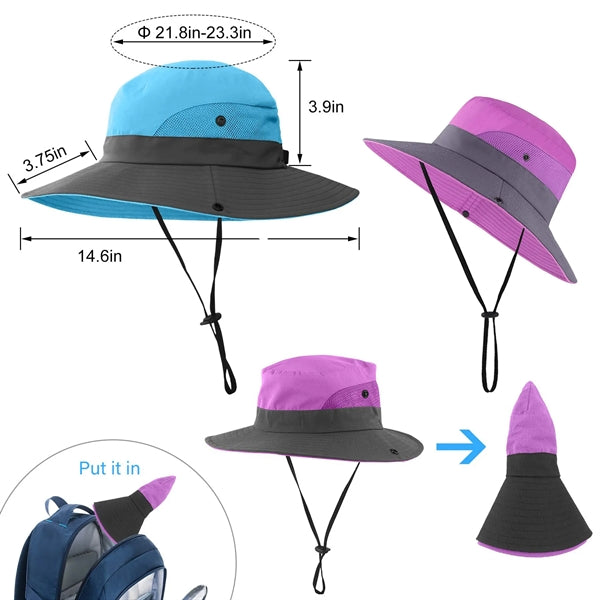 Wide Brim Beach Cap