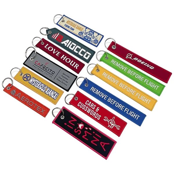 Embroidered Keychain Tags