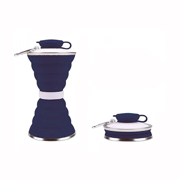 17 Oz Collapsible Water Bottles with Carabiner