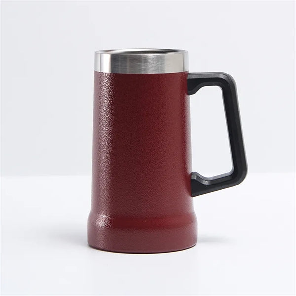 24Oz Insulated Beer Mug with Handle