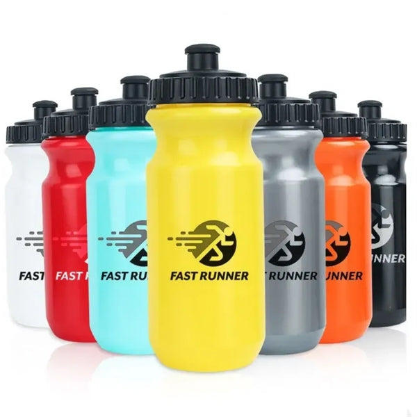 20 oz Sports Water Bottle with Push Pull Lid