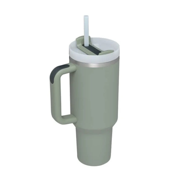 30 OZ Tumbler with Handle and Straw Lid