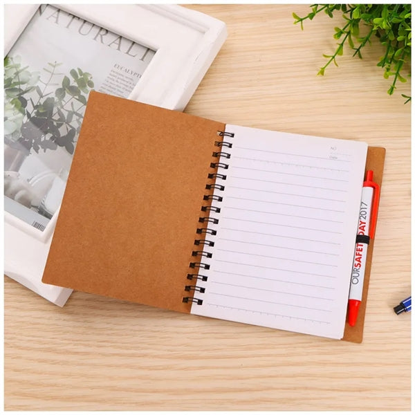 B5 Size Hardcover Journal Notebook with Pen