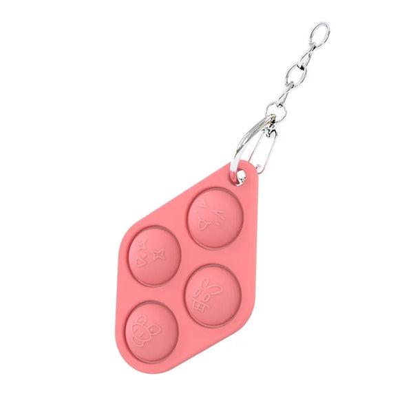 Stress Reliever Silicone Keychain