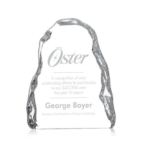 Iceberg Crystal Award Vertical