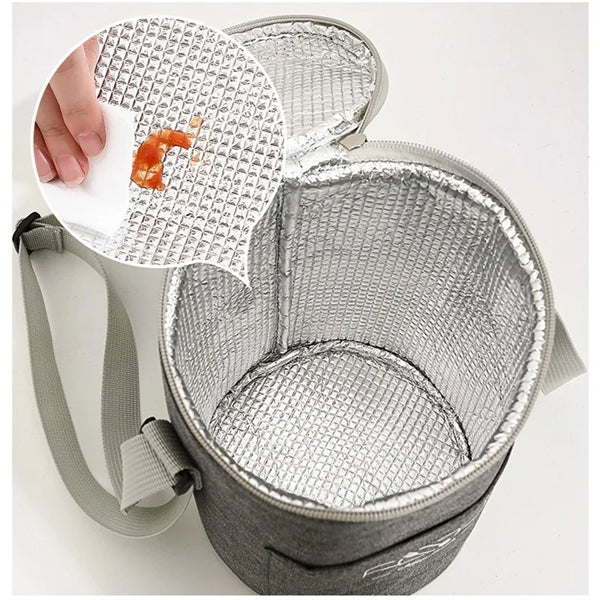 Round Lunch Box Insulation Bag