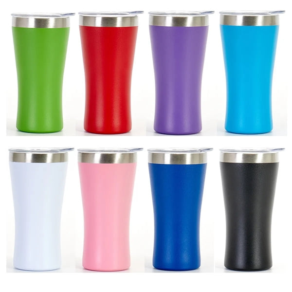 Insulated Stainless Steel Beer Tumbler 6 oz. with Lid