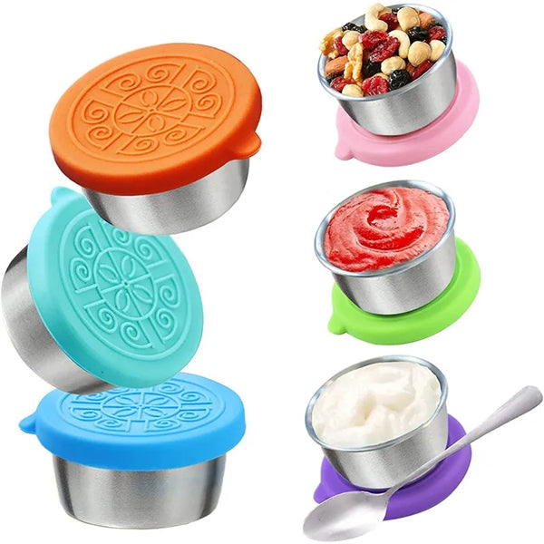 Travel-Friendly Condiment Container,Mini Sauce Cups with lid