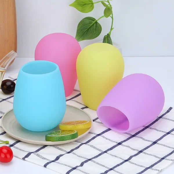 Unbreakable Silicone Wine Glasses
