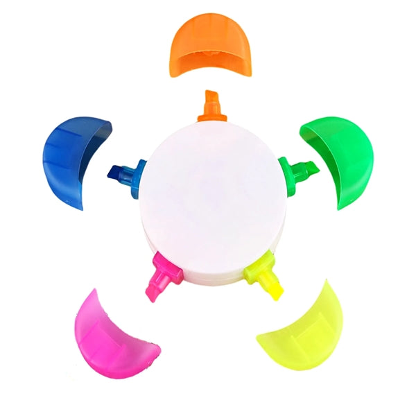 Flower Shape Five Color Highlighter