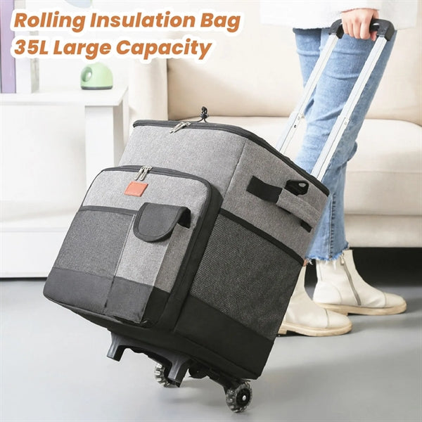 Portable Rolling Cooler Bag