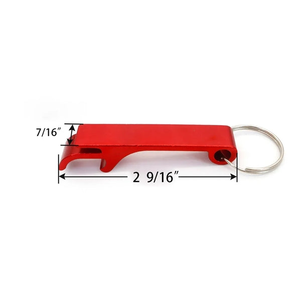 Aluminum Bottle Opener Keychain