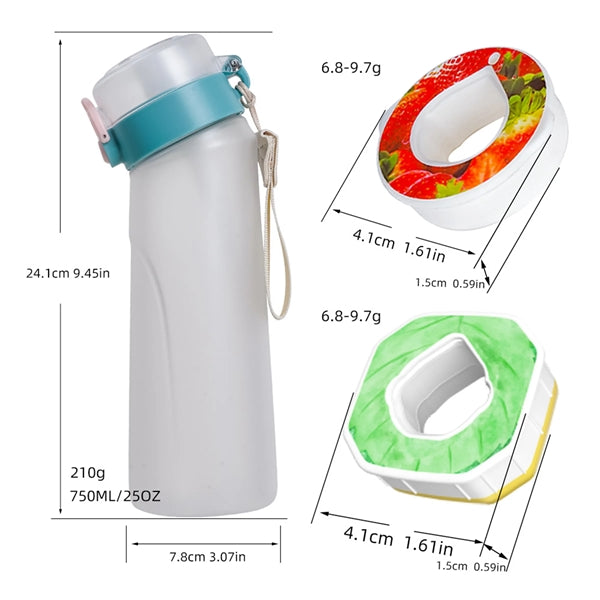 Air Water Bottle With Flavor Pods