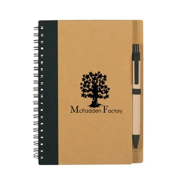 Spiral Notebook and Pen