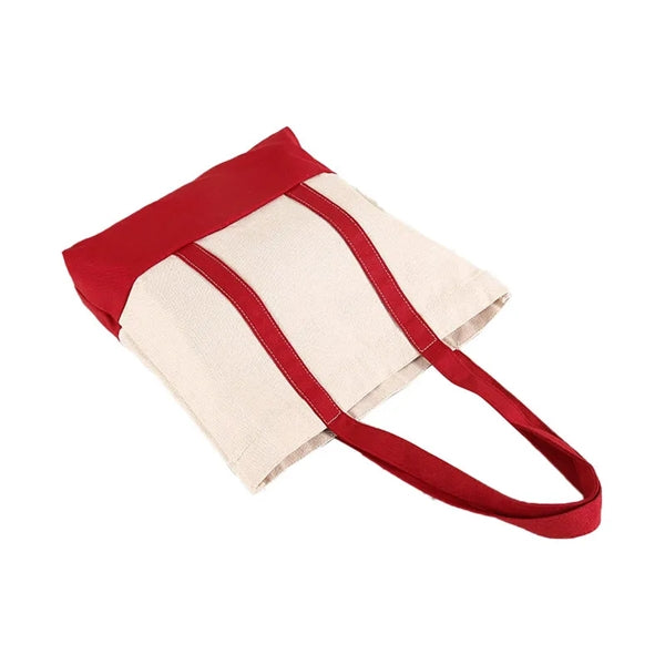 Patchwork Canvas Tote Bag