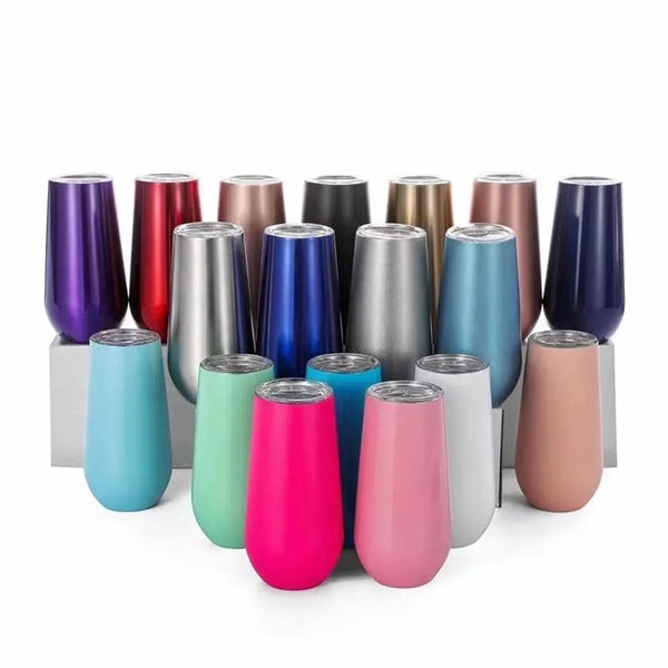 Insulated Tumbler Water Bottle U-Shaped Eggshell Mug