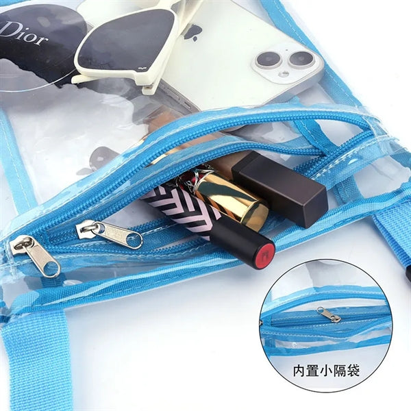 See-Through Crossbody Purse Bag for Events,Stadium Approved.
