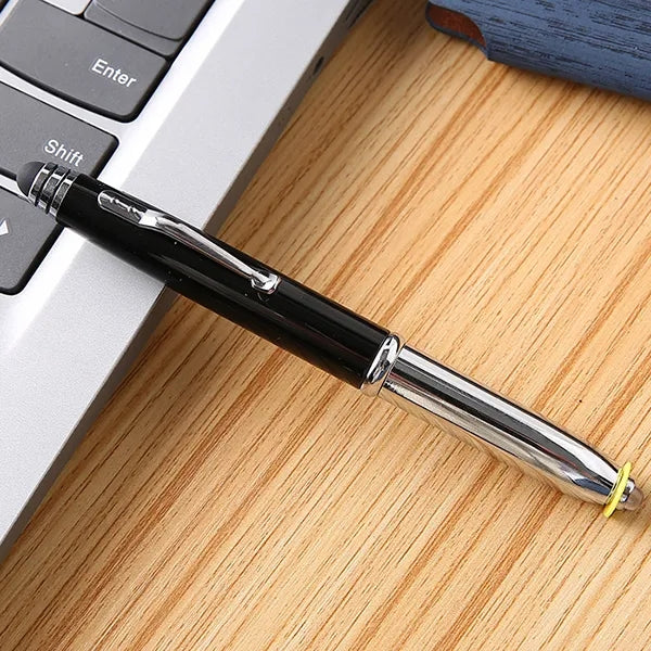 3 in 1 Metal Pen With Stylus And Led Flashlight