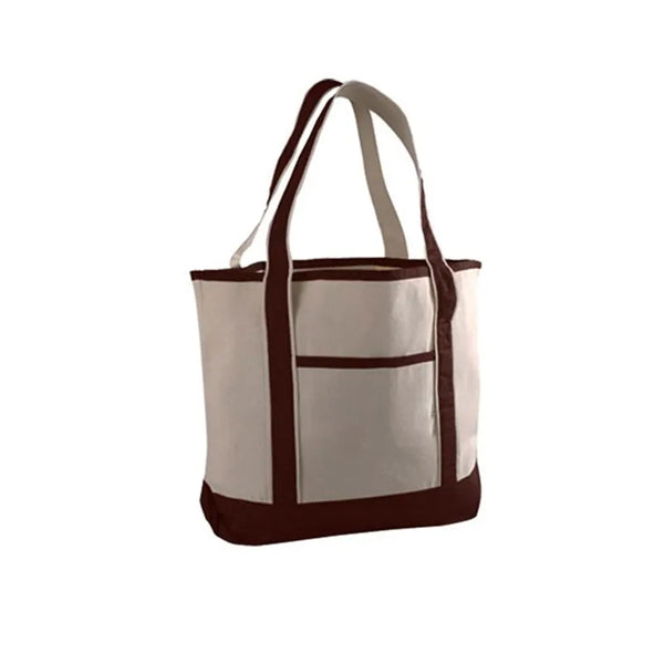 12 Oz Cotton Canvas Shopping Tote Bag