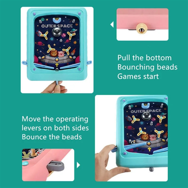 Poratblen Puzzle Toys Pinball Acrade Kids Table Game