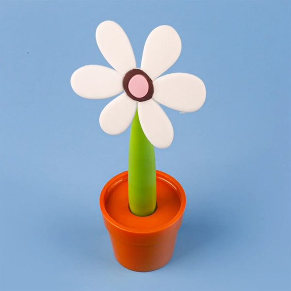 Cartoon Child Ballpoint Pen Flower Pot Shape