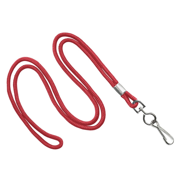 1/8" Blank Non-Breakaway Lanyards with Swivel Hook
