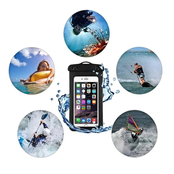 IPX8 Waterproof Mobile Phone Pouch Case with Armband