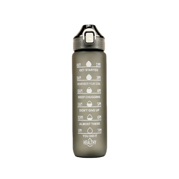 33oz Fitness Sports Water Bottle with Time Marker