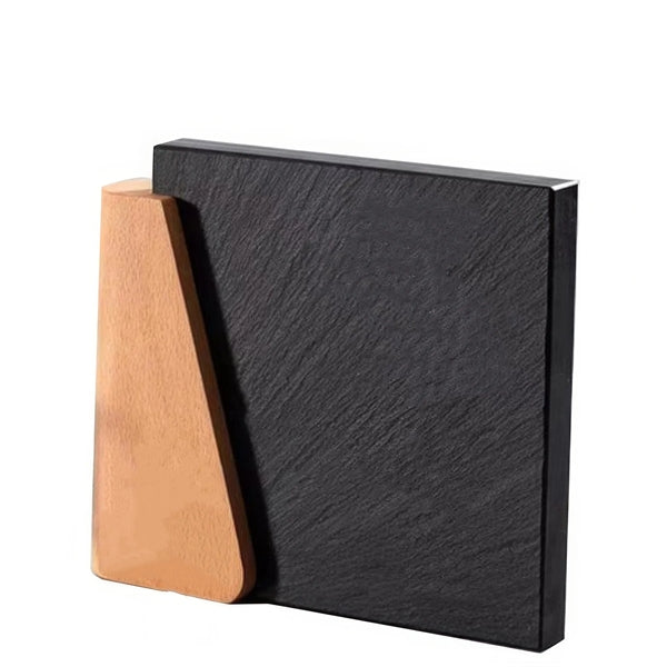 Black Elegant Crystal Wood Trophy