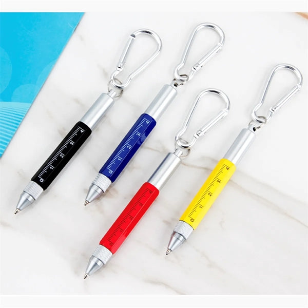 6 In 1 Metal Multifunctional Tool With Keychain