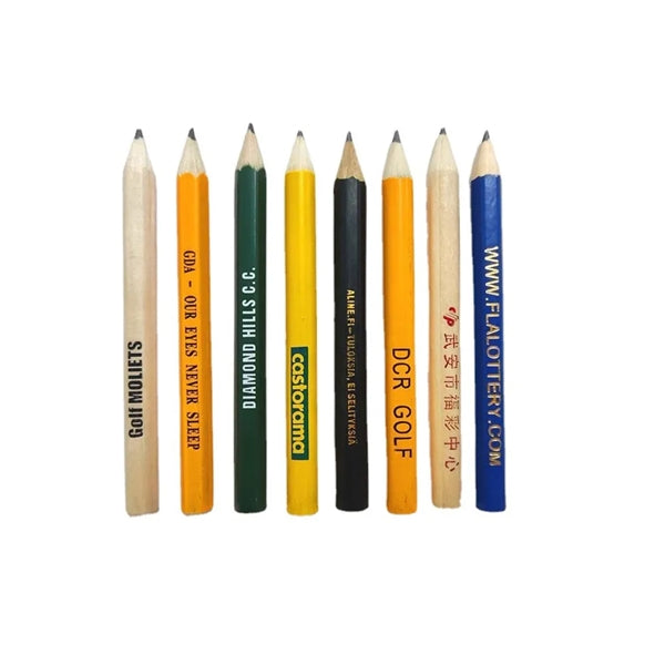 Wooden Golf Pencil with Eraser