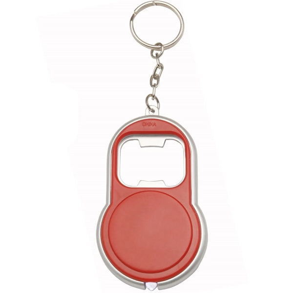 Bottle Opener Keychain with LED