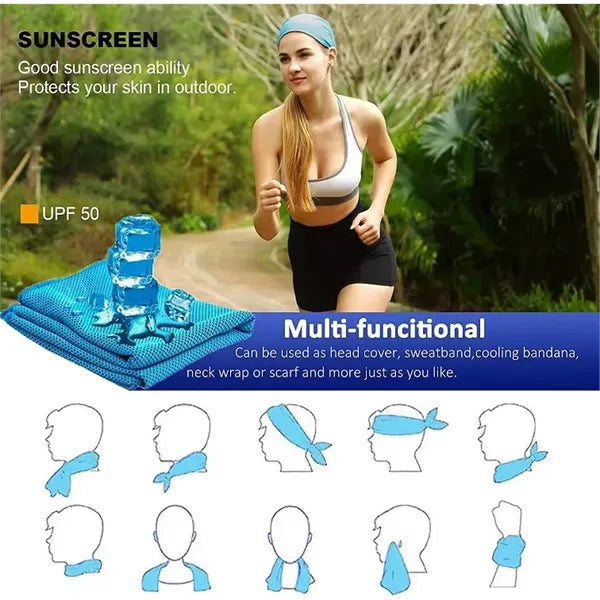 Microfiber Sport Cooling towel with logo