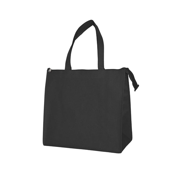Non-Woven Zipper Grocery Tote Bag